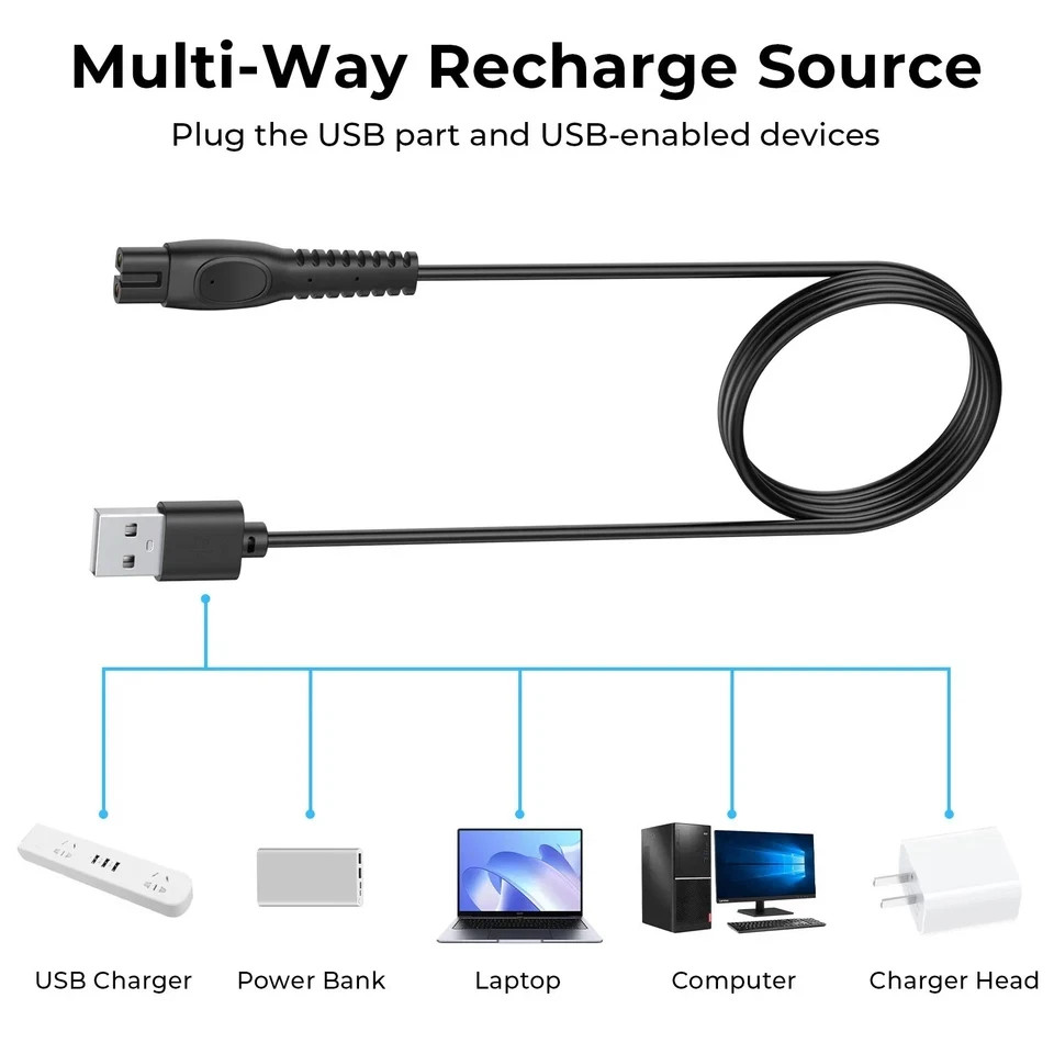 QP2724 Charger Compatible with Philips Norelco One Blade Charger Charging Cable
