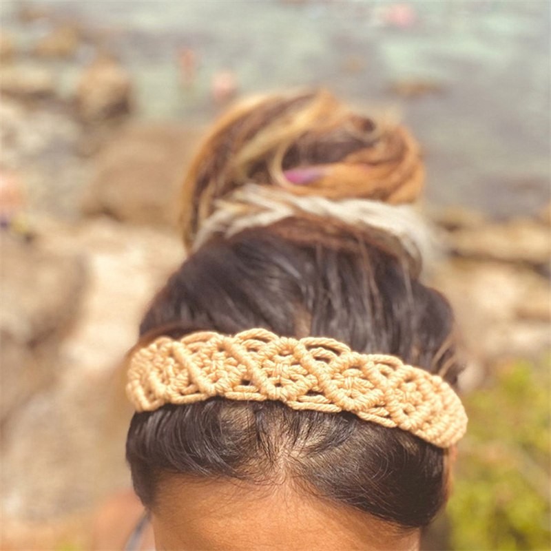 Adult Hair Accessories Boho Chic intertwine Turban Solid Color Head Band