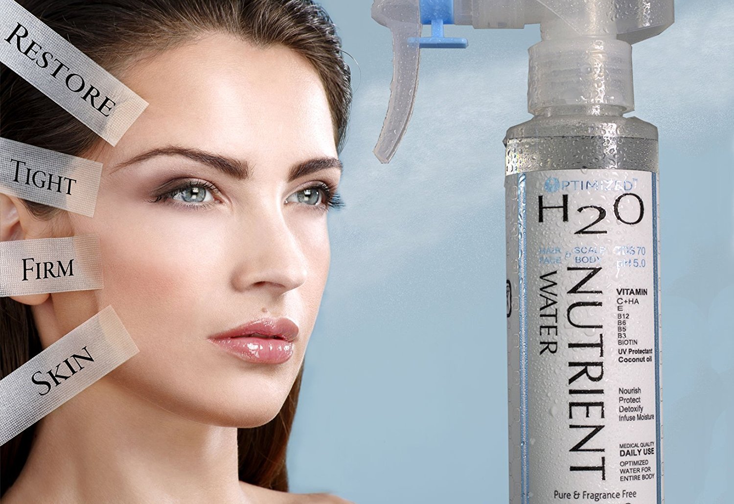 Best Anti Aging Lightweight Hydrating Mist For Hair, Face, Skin