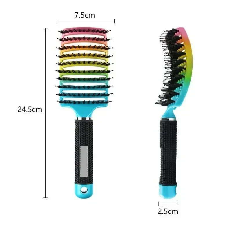Hairstreaq Detangling Brush Professional Vented Curved Detangling Fast Drying US