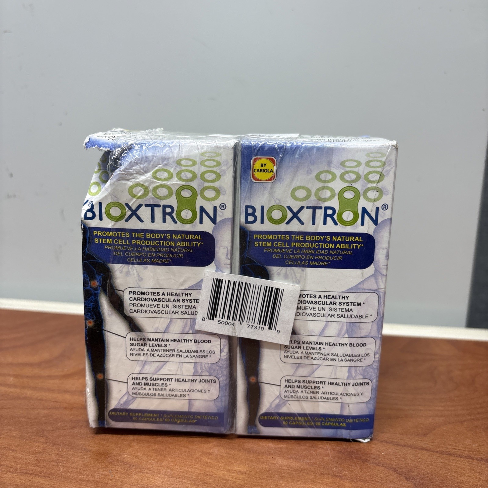 2 Pack Of Bioxtron Natural Cell Support Supplement Joint Muscle Immune Exp 07/27