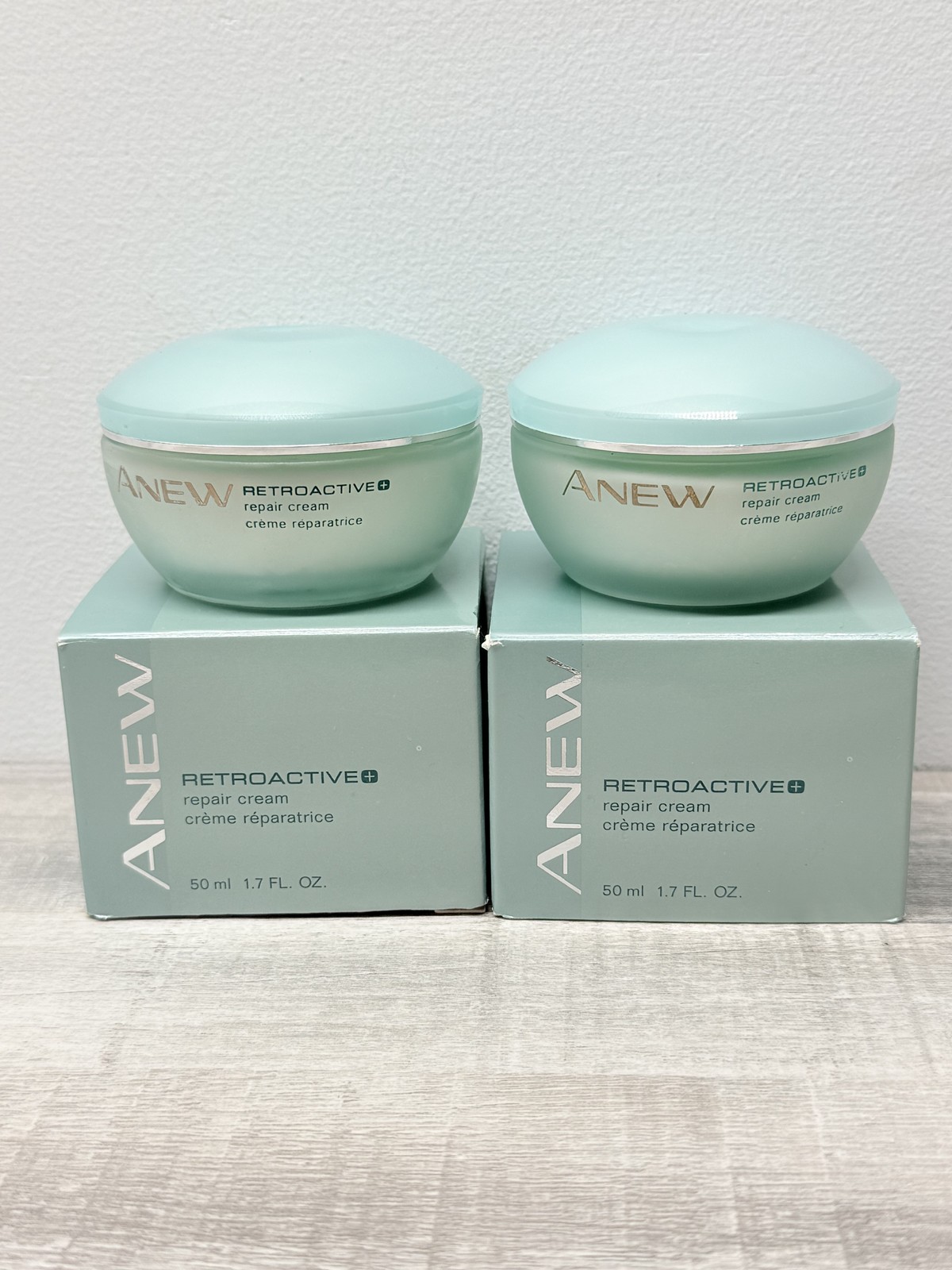 2x Anew Retroactive+ Repair Cream Avon Anti-Aging Face Moisturizer 50ml / 1.7oz