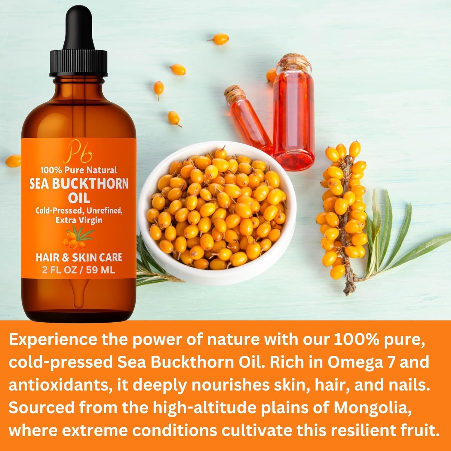 Organic Rosemary Pumpkin Saw Palmetto Hair Scalp Oil for Regrowth, Hair Loss