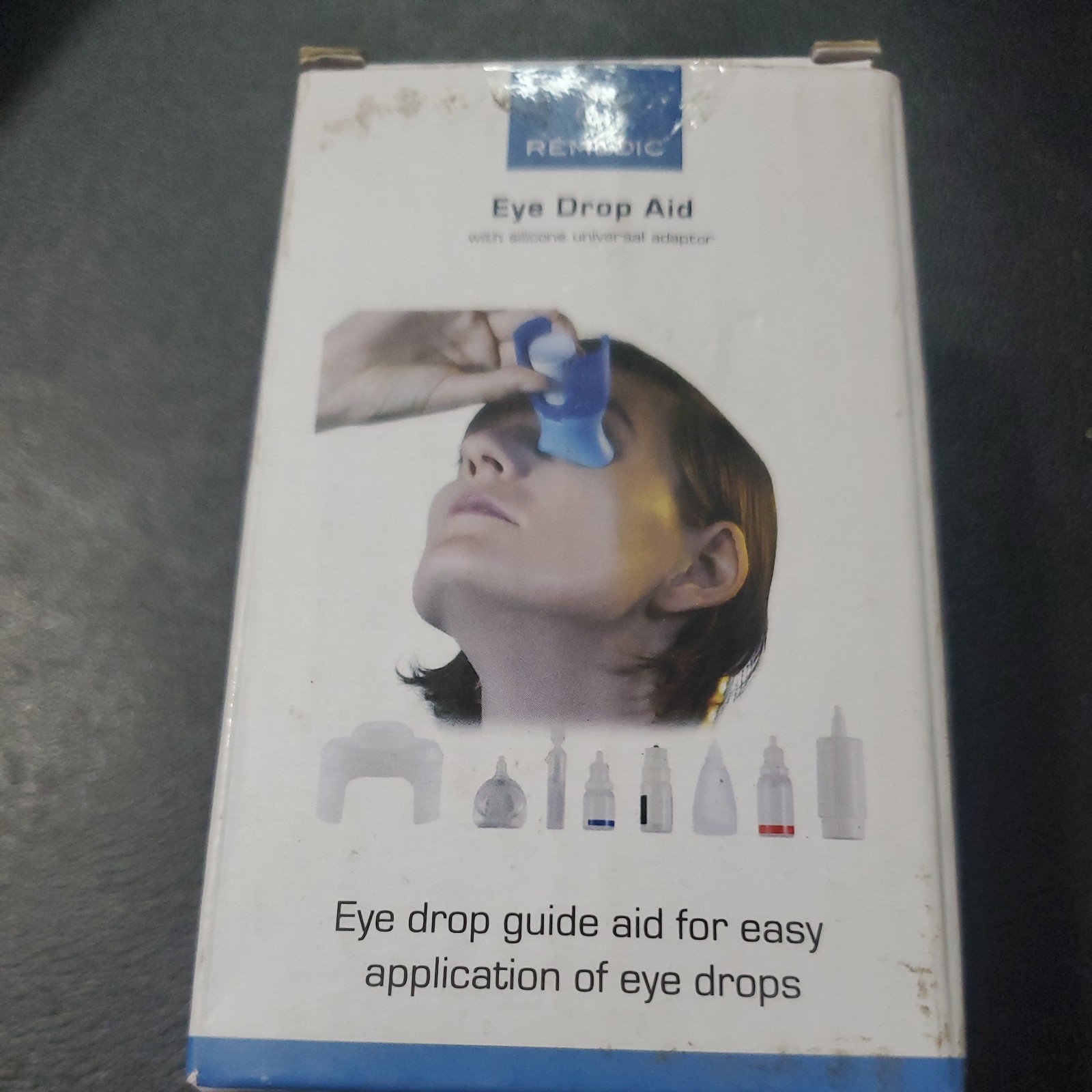 New Sealed Eye Drop Aid Guide Reusable Holder Applicator Tool Remedic US Seller