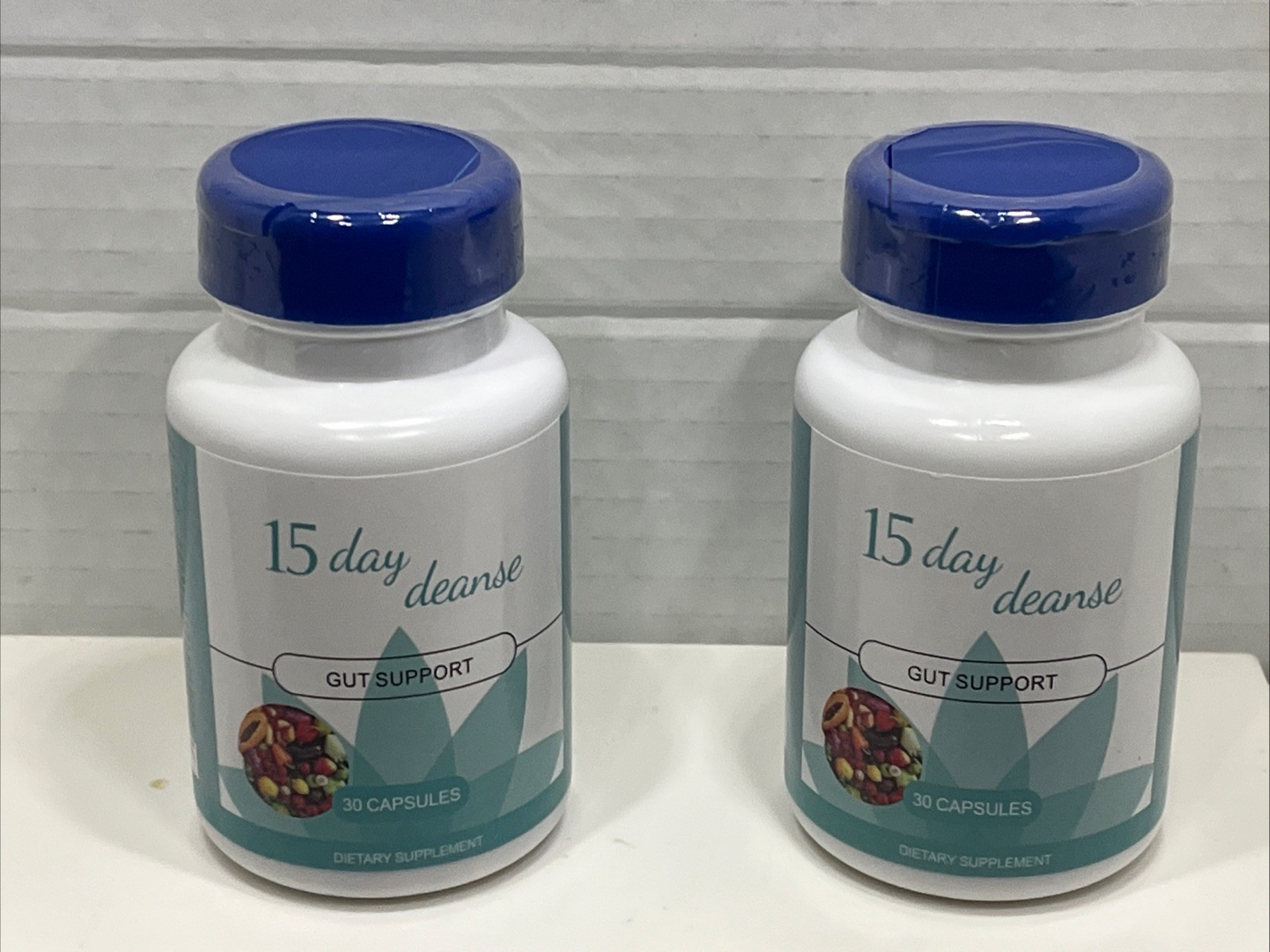 15 Day Cleanse Gut Colon Digestion Support Dietary Supplement – 30 Capsules 2pk