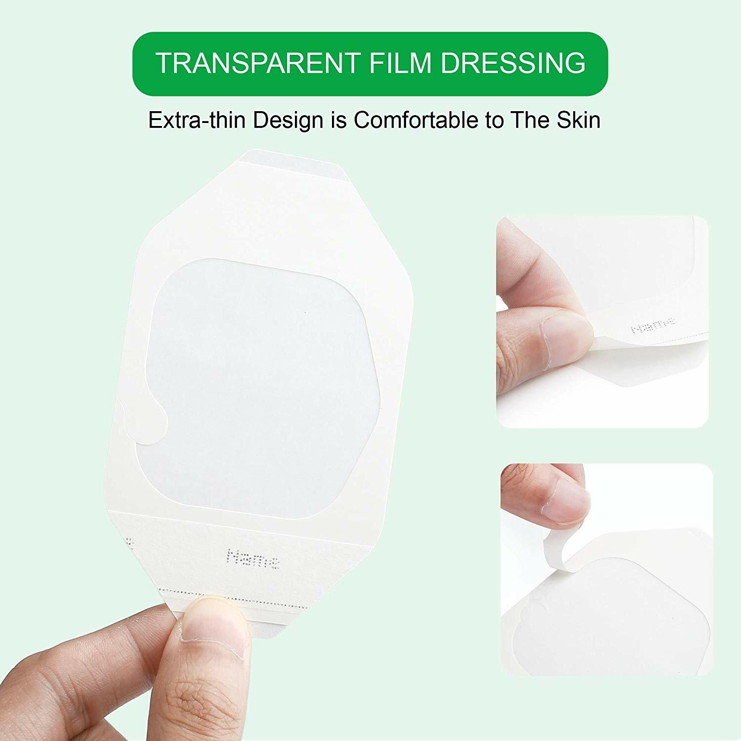 35Pcs Transparent Film Dressing (6x7cm) Wound Bandages Adhesive Patch Waterproof