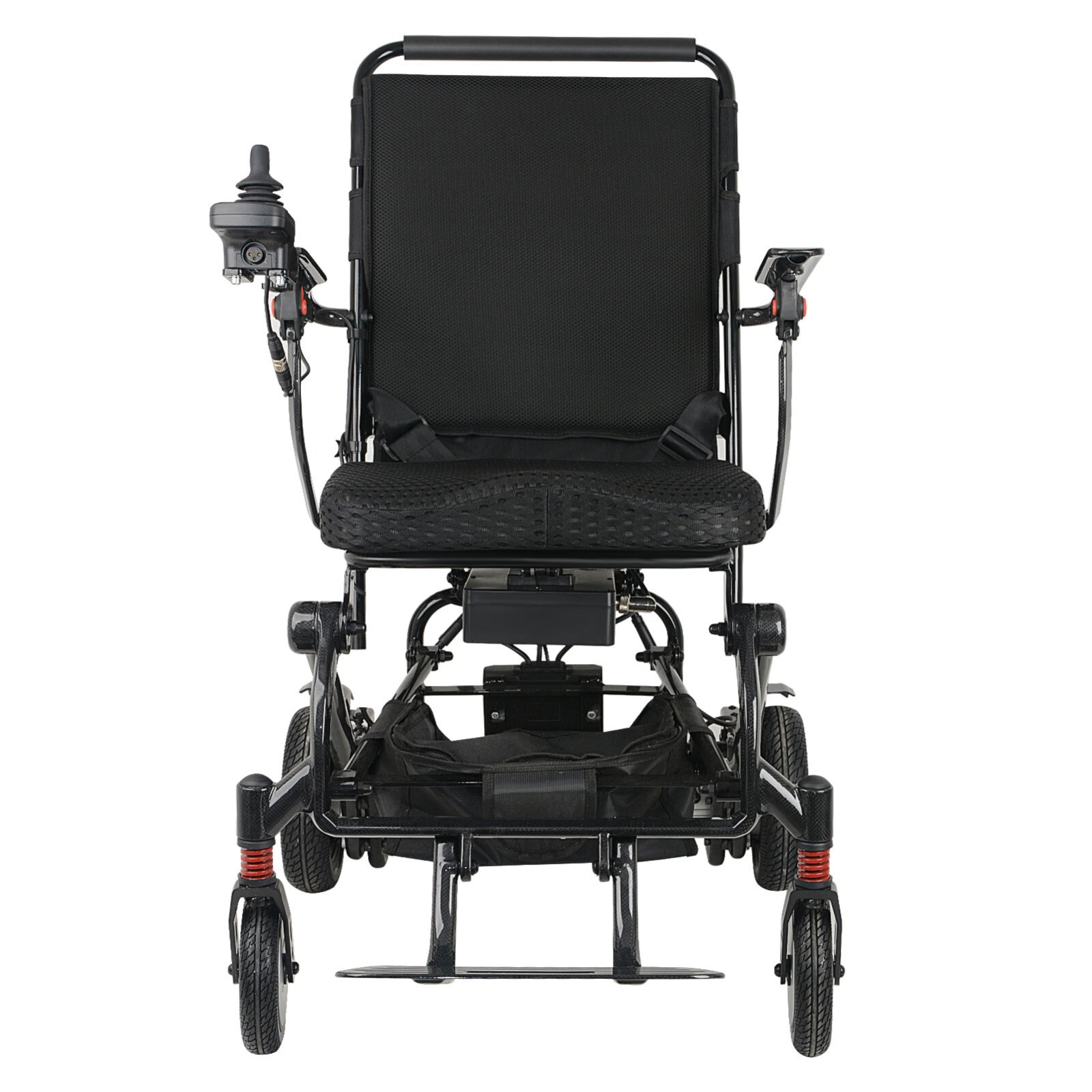 40lb Carbon Fiber Lightweight Foldable Electric Wheelchair Airline Approved-FDA
