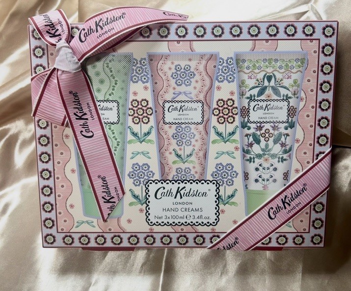Cath Kidston Woven Flowers Hand Cream Gift Set 3x100mL NEW UK