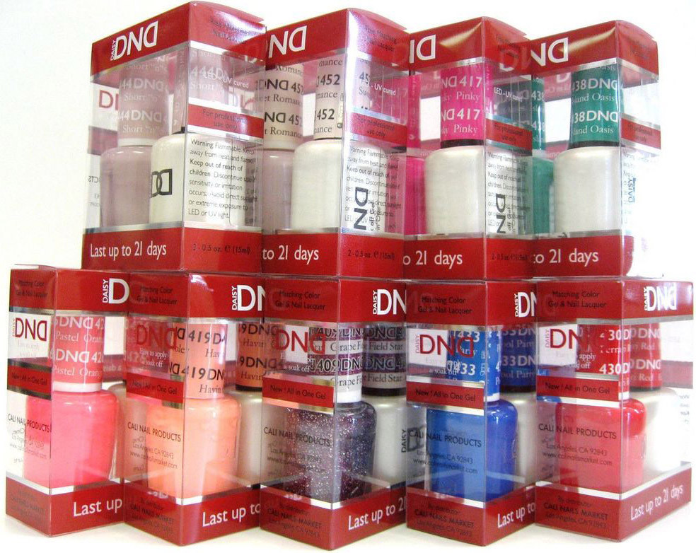 DND Daisy Soak Off Gel Polish Duo full size .5oz (Part 1: #401-599)