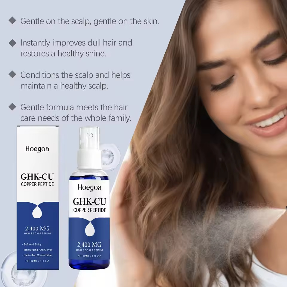 Neurogan GHK-Cu Copper Peptide Hair 2400mg, Scalp Serum – & 4% Copper
