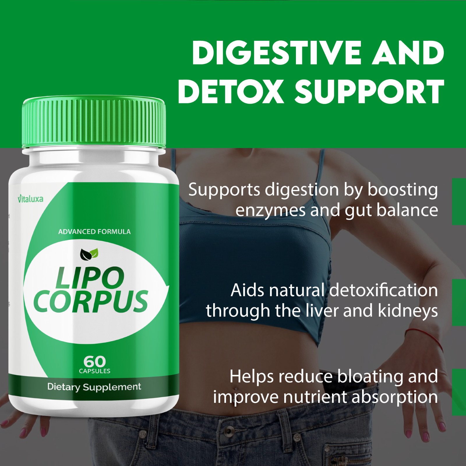 (5 Pack) Lipo Corpus, Official Formula for a Fit and Healthy Body (300 Capsules)
