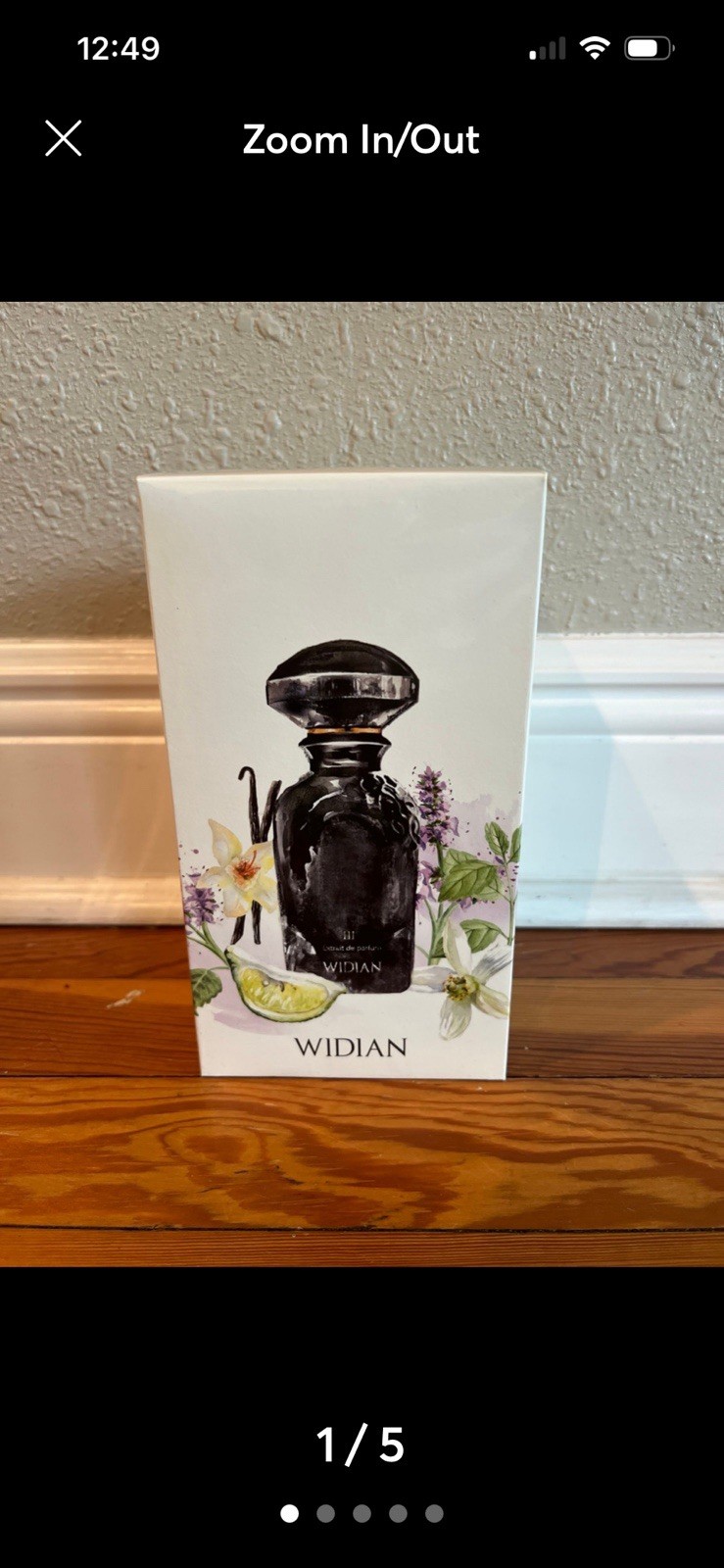 SEALED NEW Black III Widian Extrait de Parfum 50ml/ 1.67 oz (AJ Arabia)