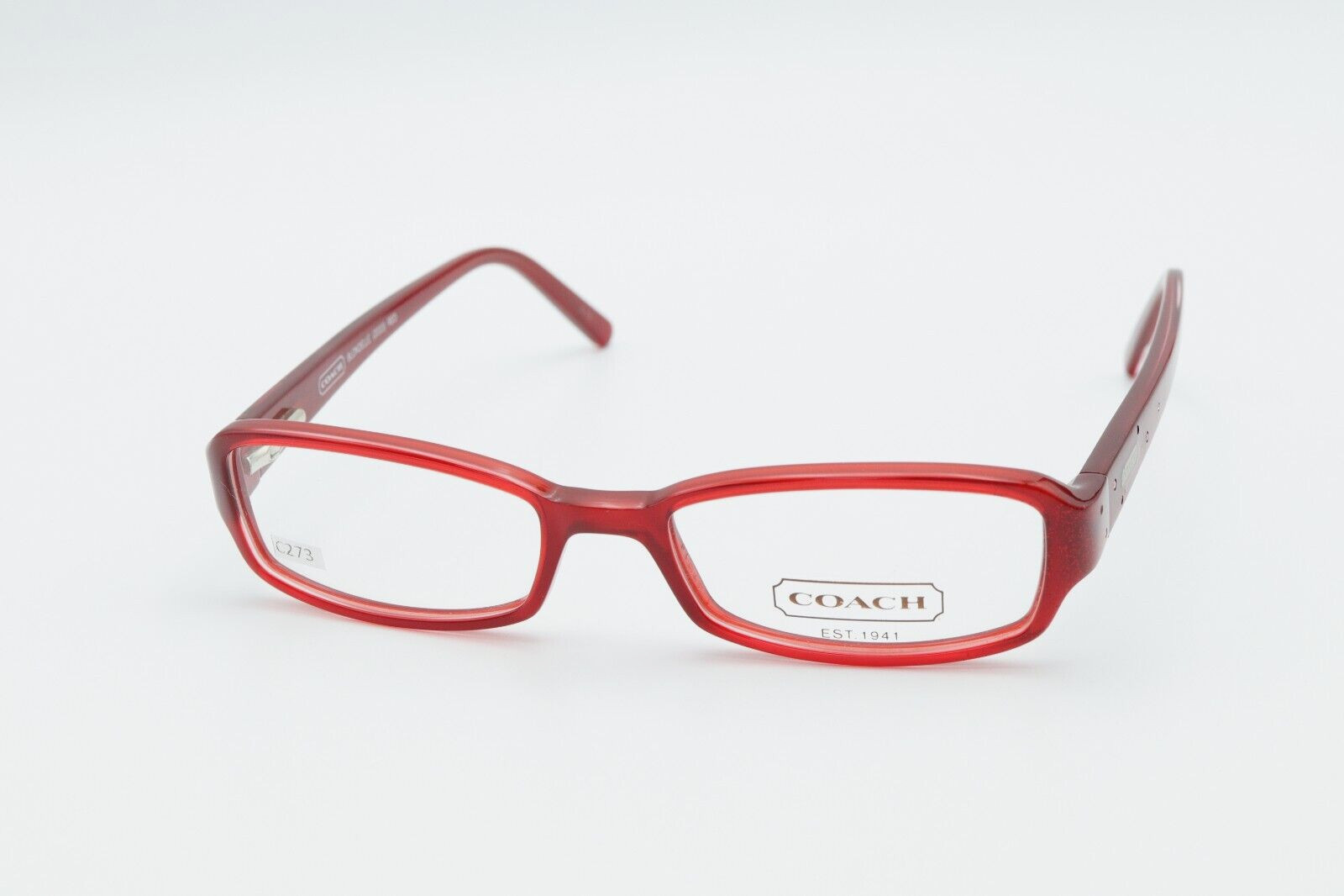 COACH BLONDELLE 2033 Red 47-16-130 Frames Flex Hinges w/Case SMALL C273