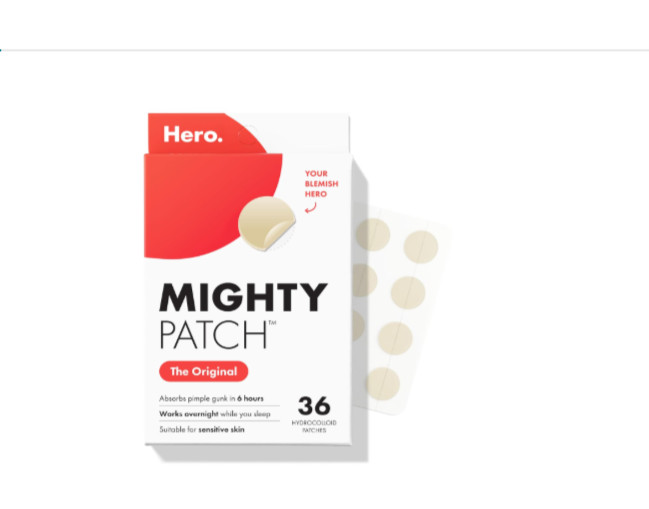 Mighty Patch Original Patch from Hero Cosmetics – #1 Hydrocolloid Acne Pimple Pa