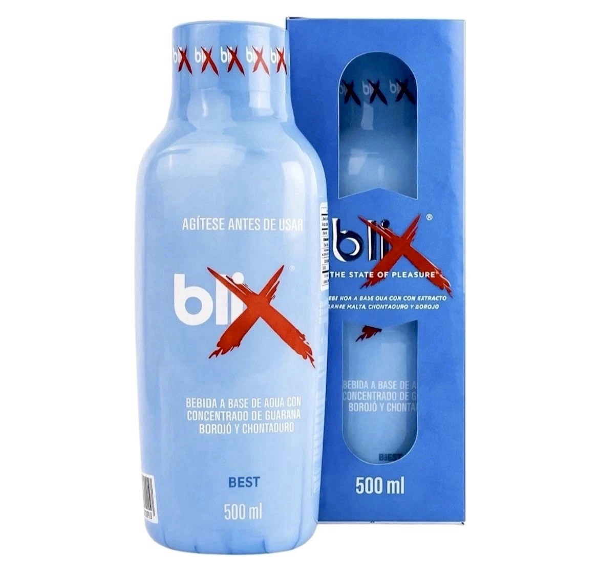 ✅Blix Energizing Drink Guarana Borojo Chontaduro All Natural 500ml✅