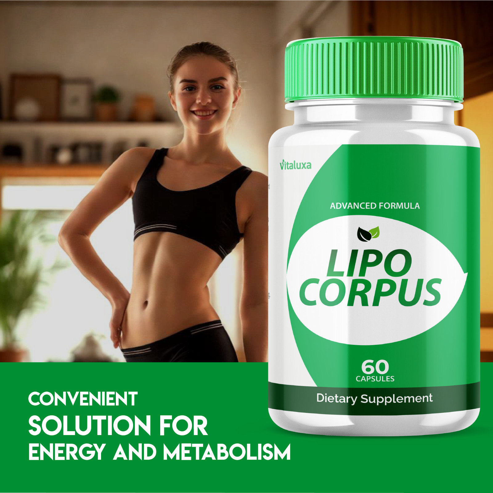 (5 Pack) Lipo Corpus, Official Formula for a Fit and Healthy Body (300 Capsules)