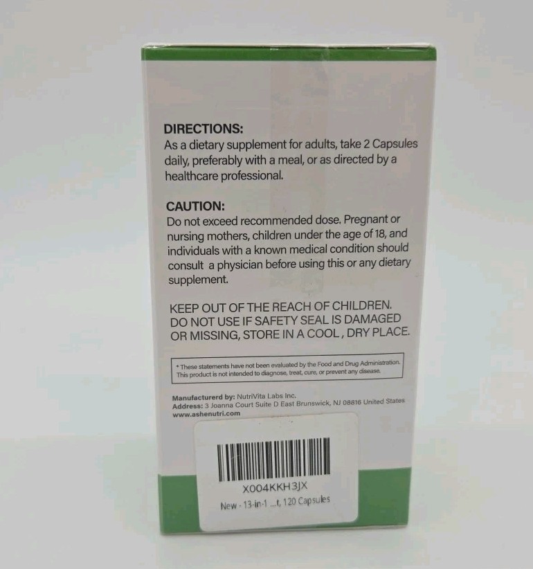 Digestive Immune Support 13-in-1 Akkermansia Probiotic Berberine HCI 120 Capsule
