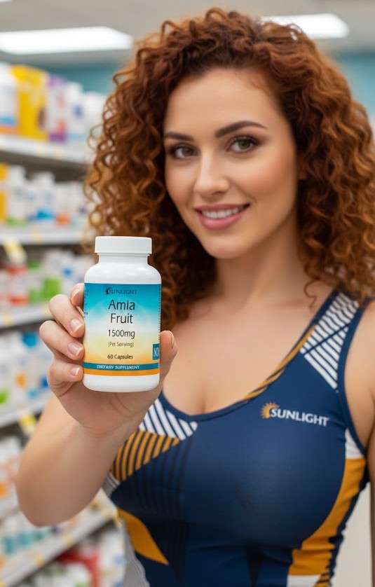Amla Fruit Extract Capsules – 1500mg Serving – New Bottle=