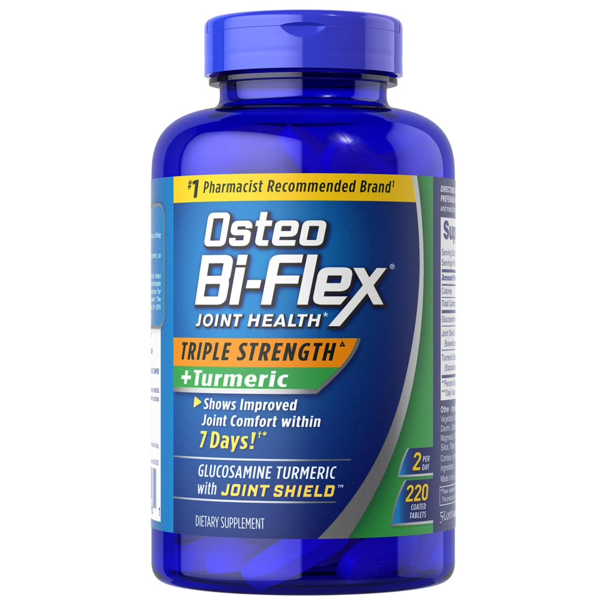 Osteo Bi-Flex Triple Strength with TURMERIC / 220 ct. / NEW & SEALED / Exp 2028