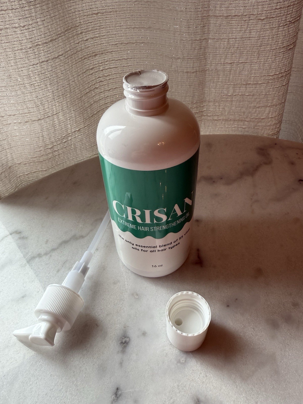 CRISAN extreme hair strength oil. 55 vital oils for all hair types.16oz.exp:8/25