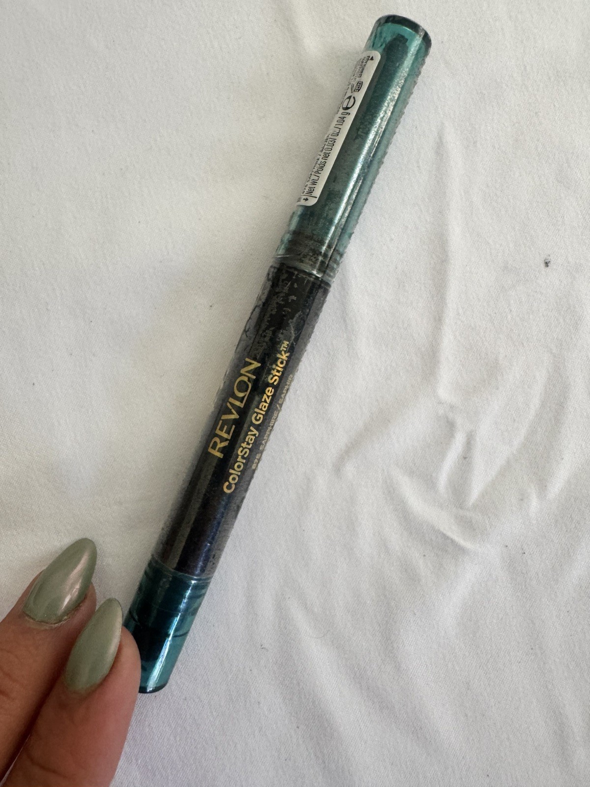 New Revlon Wonder Woman ColorStay Glaze Stick Shimmer Eyeshadow 875 Sapphire LE