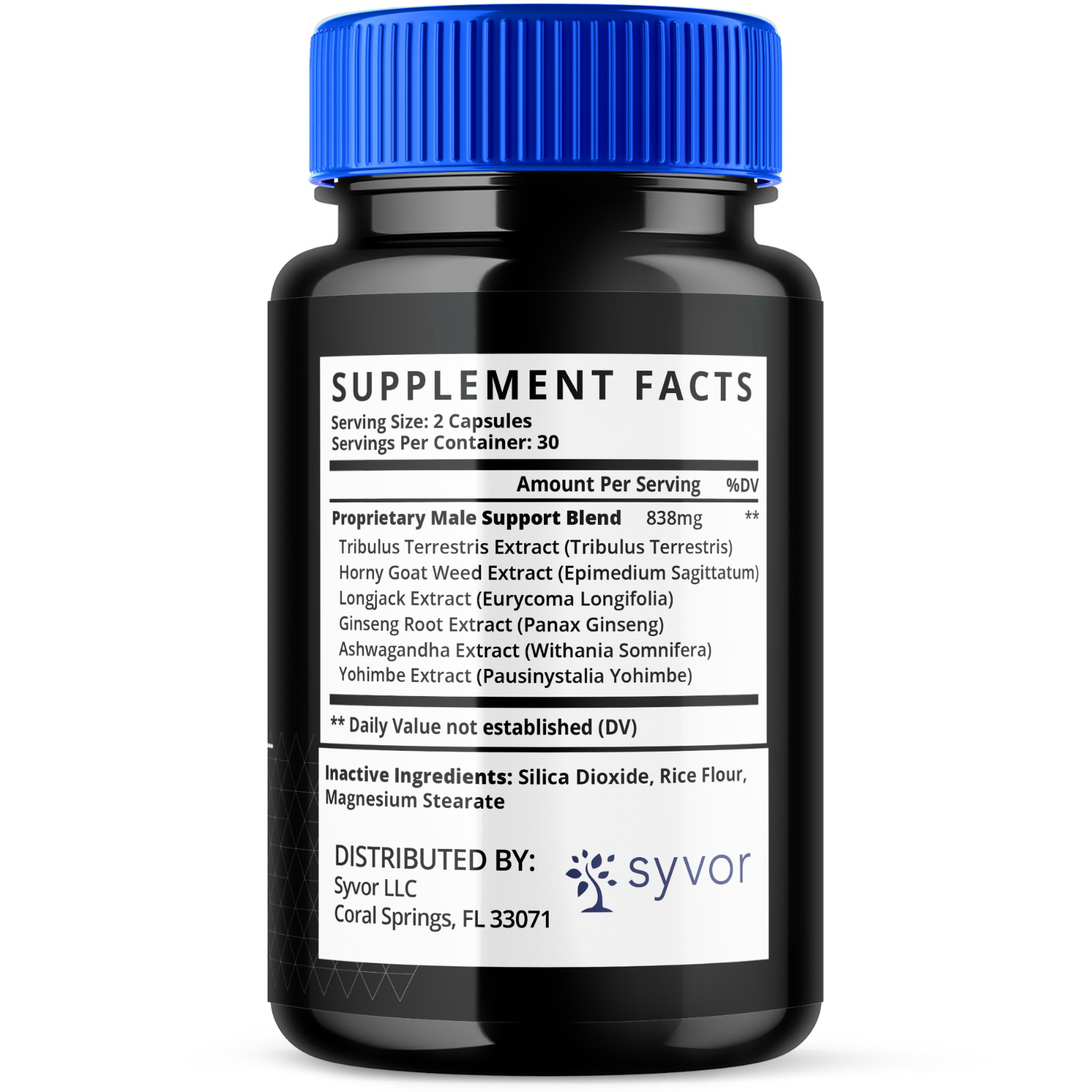 Potenca for Men Advanced Vitality Support Formula Supplement 300 Capsules