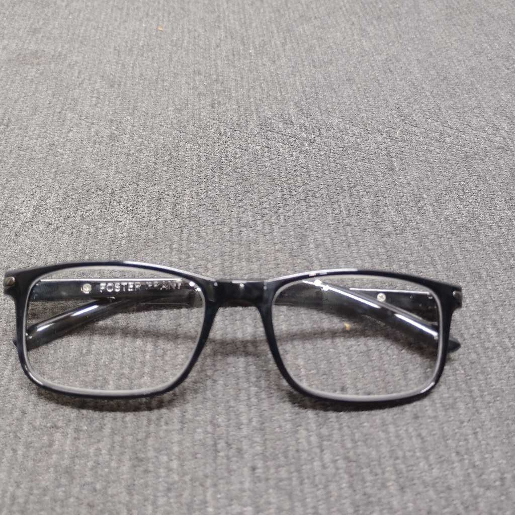 Foster Grant Cole Rectangular Eyeglasses Frames LO0124 Black N/A