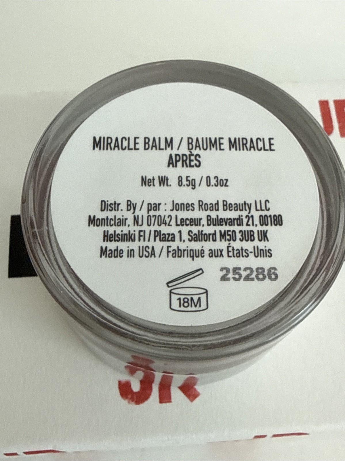 Jones Road Miracle Balm APRES Limited Edition Release Mini Size .3oz