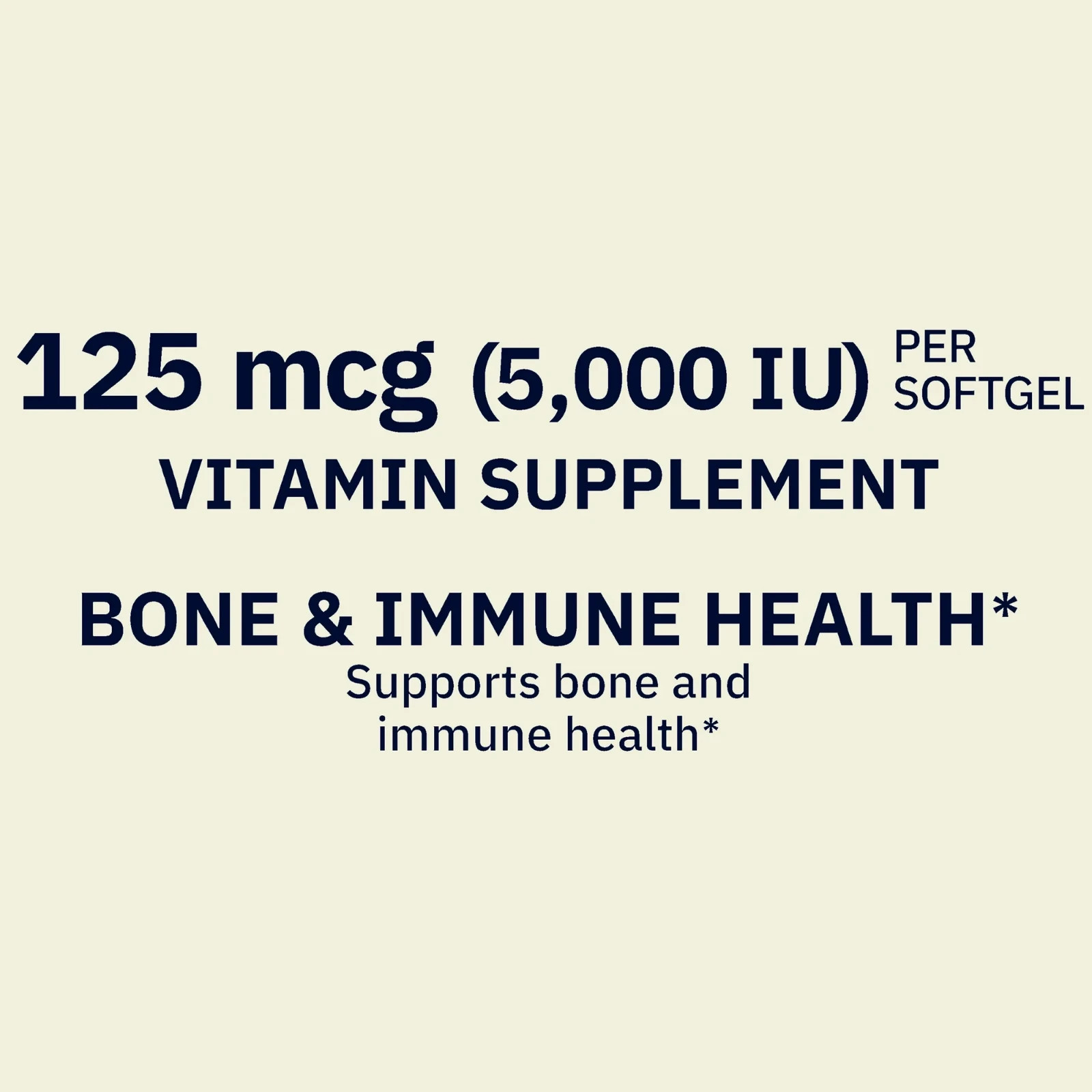 Spring Valley Vitamin D3 Supplement Softgels – 5000iu (250 Count)