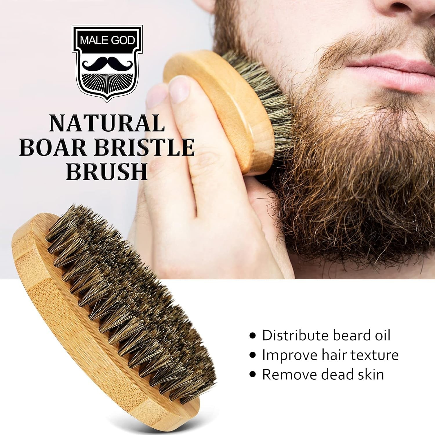 Eco-Friendly Beard Grooming Set – Growth Oil, Balm, E-book Guide Included