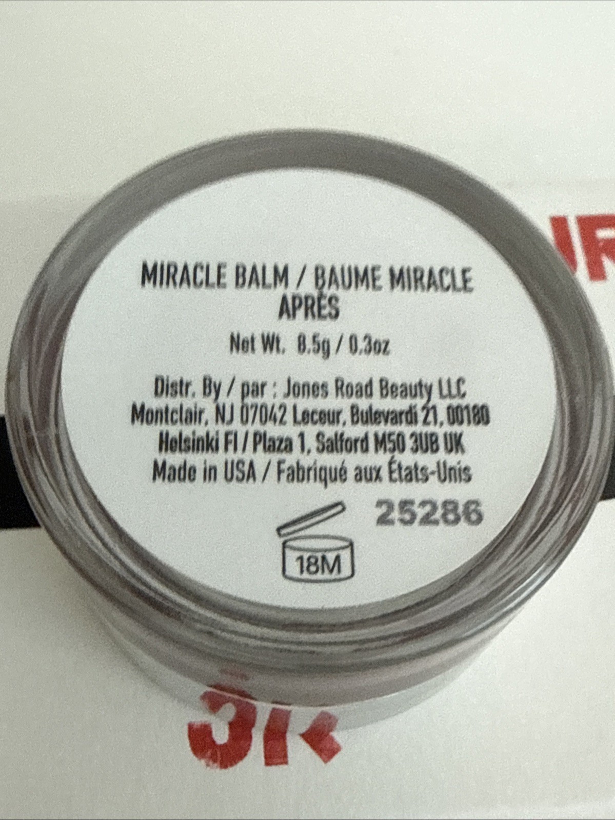 Jones Road Miracle Balm APRES Limited Edition Release Mini Size .3oz