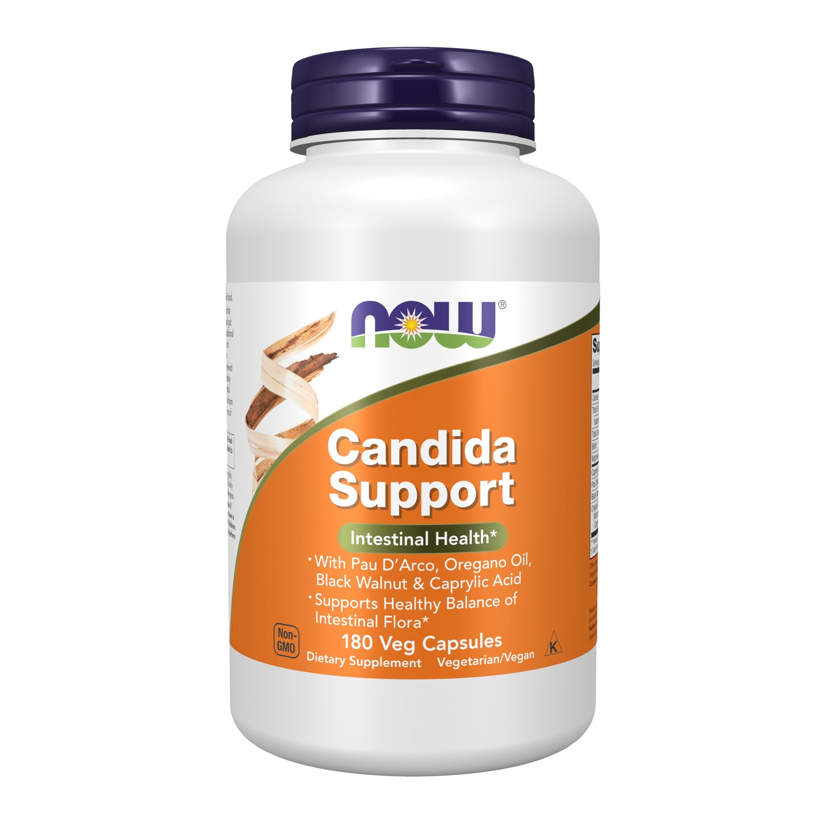 NOW Foods Supplements, Candida Support with 180 Count (Pack of 1), No Color