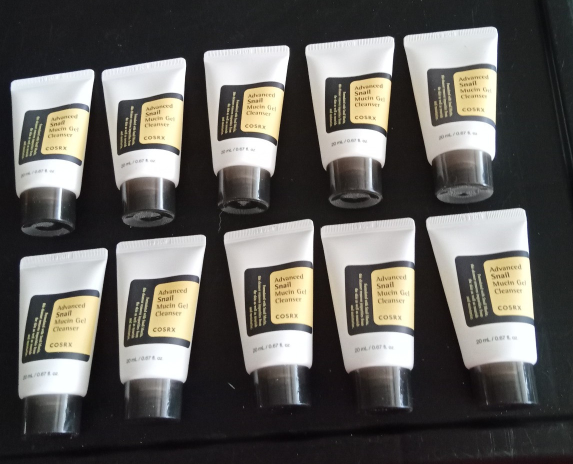 10 X Cosrx Advanced Snail Mucin Gel Cleanser 0.67 Oz Each