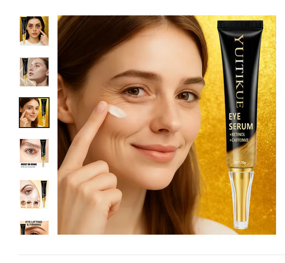 YUITIKUE Caffeine Eye Cream 20g – Fast-Acting Firming & Lifting, Energizes Eye A