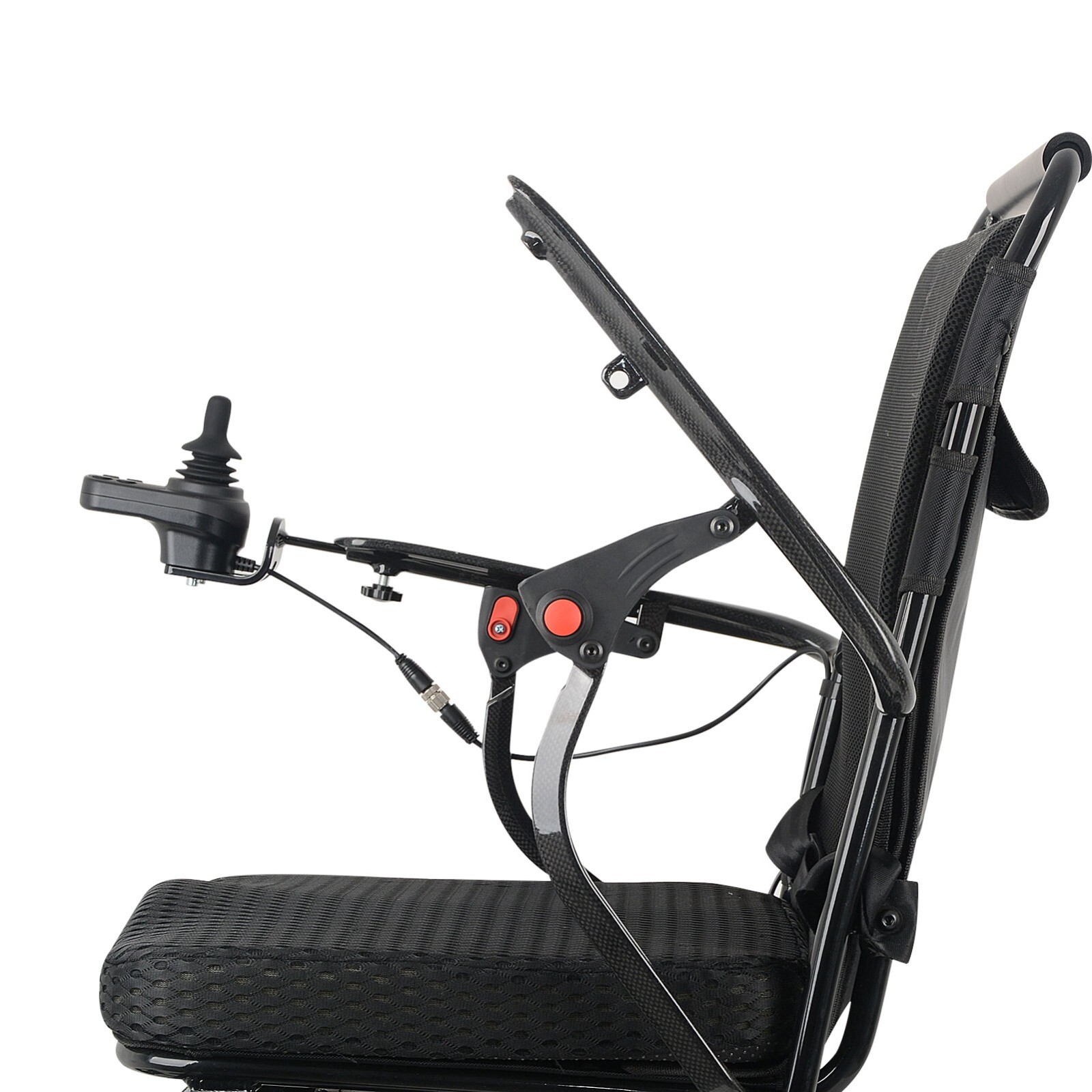 40lb Carbon Fiber Lightweight Foldable Electric Wheelchair Airline Approved-FDA