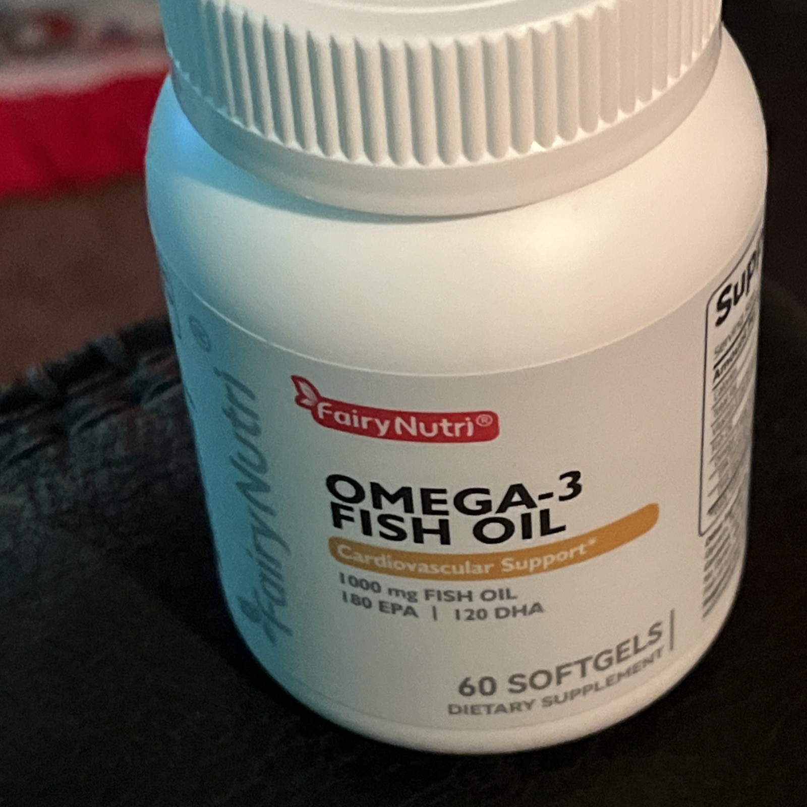 Fairy Nutri Omega3 60 Softgels Fish Oil Supplement Heart Health Support Vegan