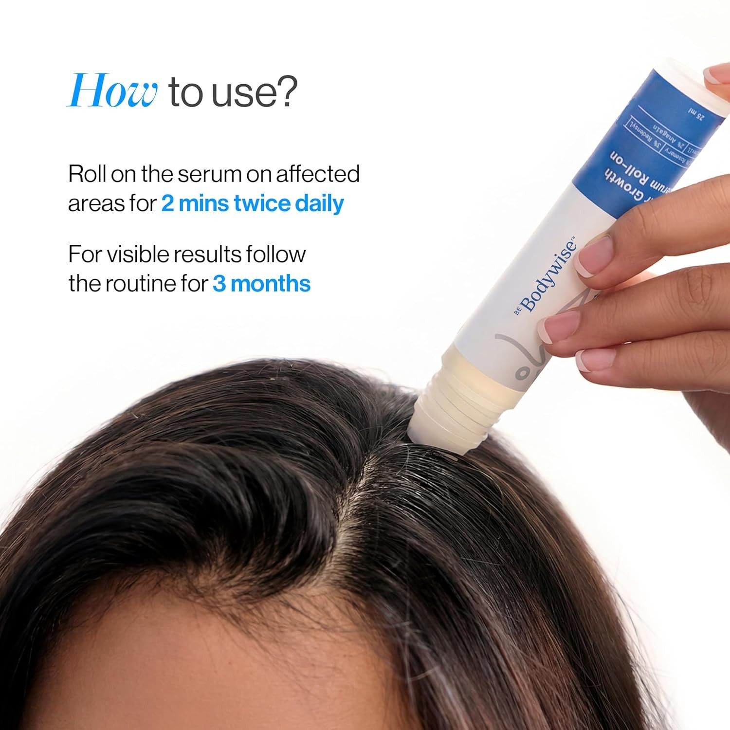 Be Bodywise Rosemary Hair Growth Serum (Roll On)|3% Redensyl& 2% Anagain
