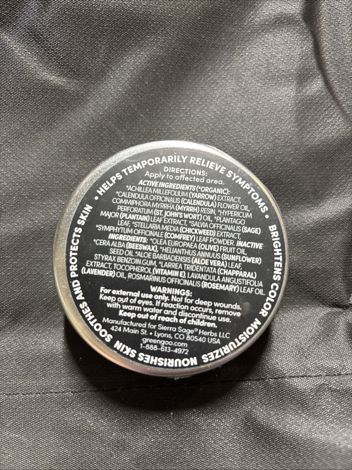 Green Goo Tattoo Care Salve Unscented, 1.82 oz – EXP: 01/2025