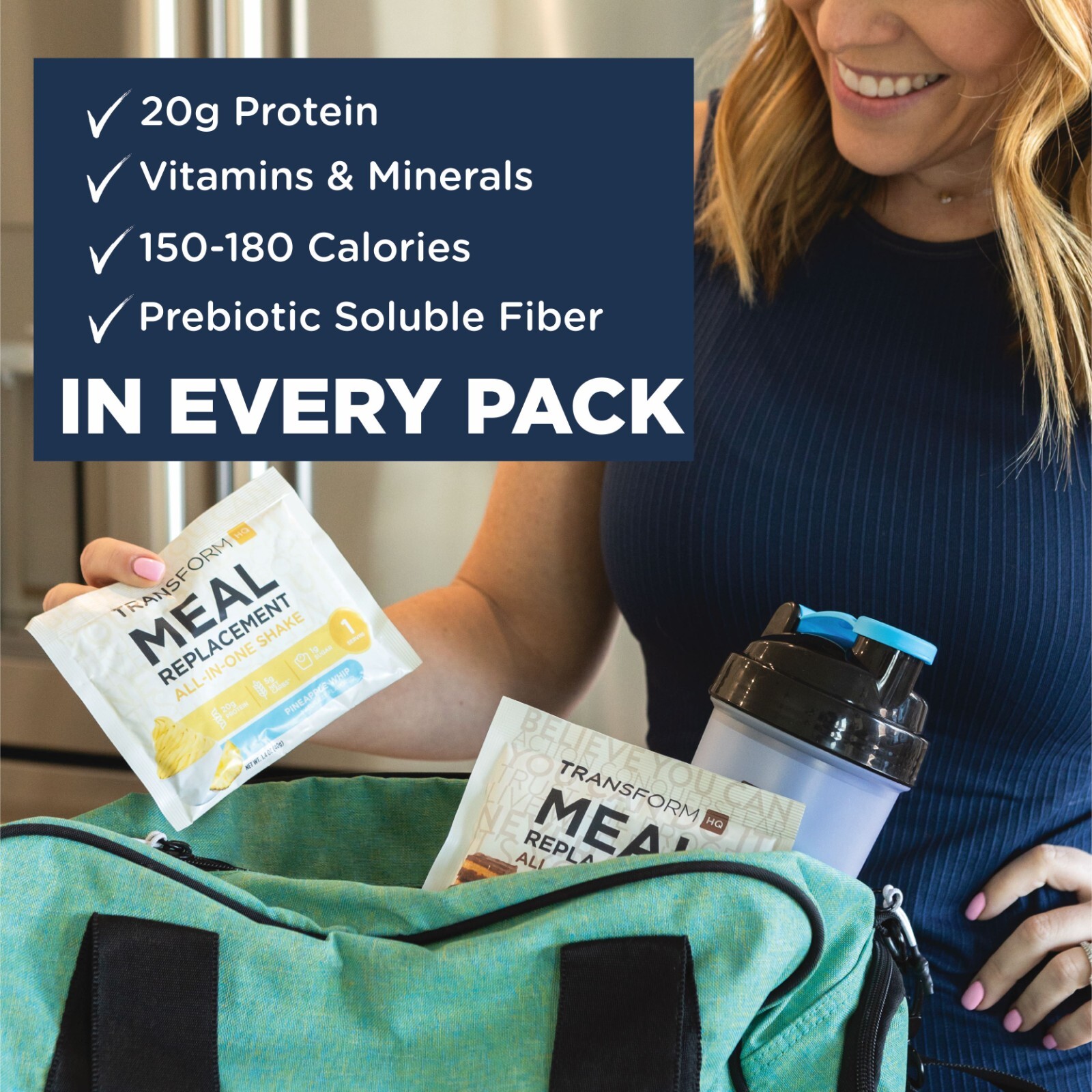 TransformHQ Meal Replacement Shake Variety Box W/ Shaker
