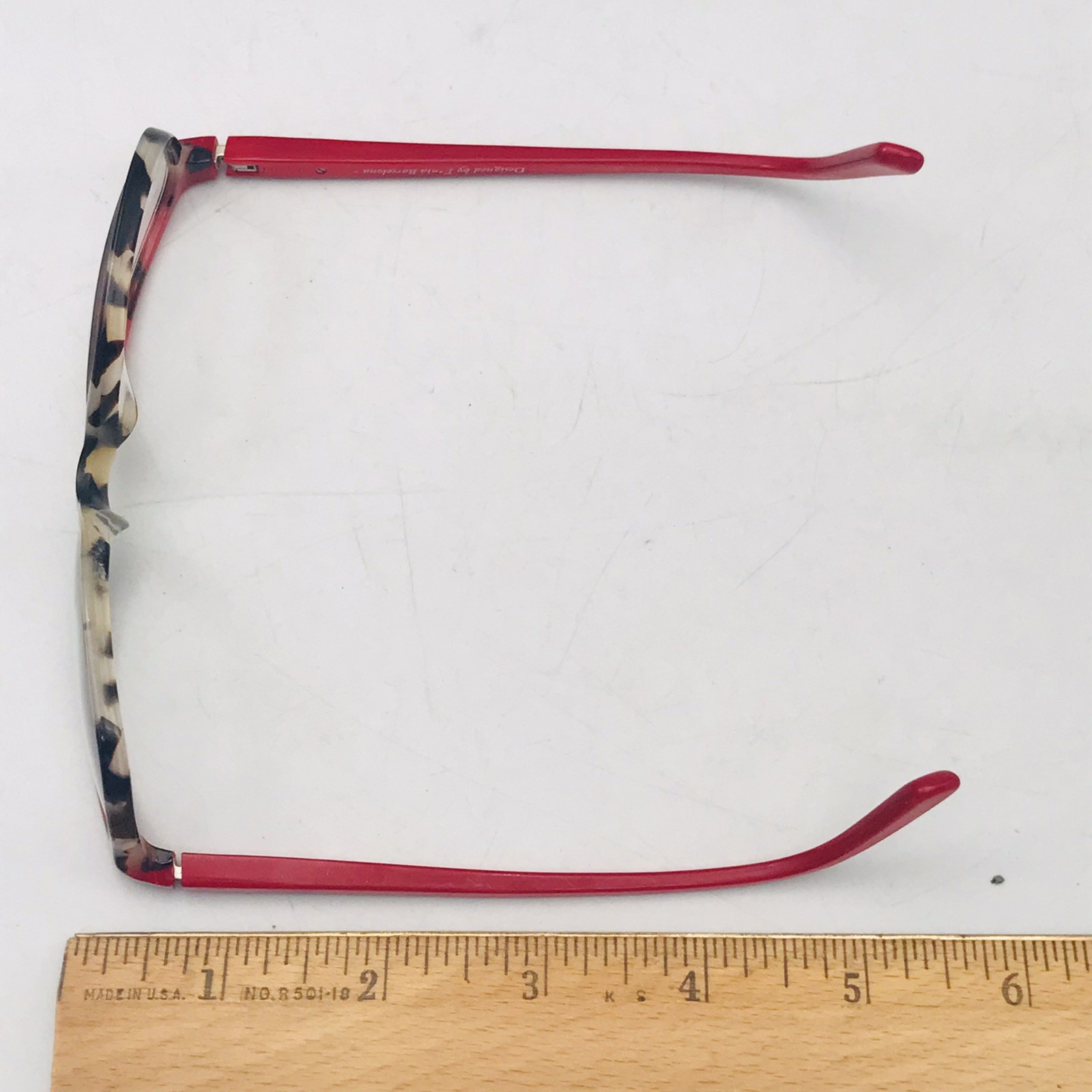 ETNIA O Barcelona Eyeglasses Nimes 15 HVRD 152-16-135 Red & Brown Tortoise Spain