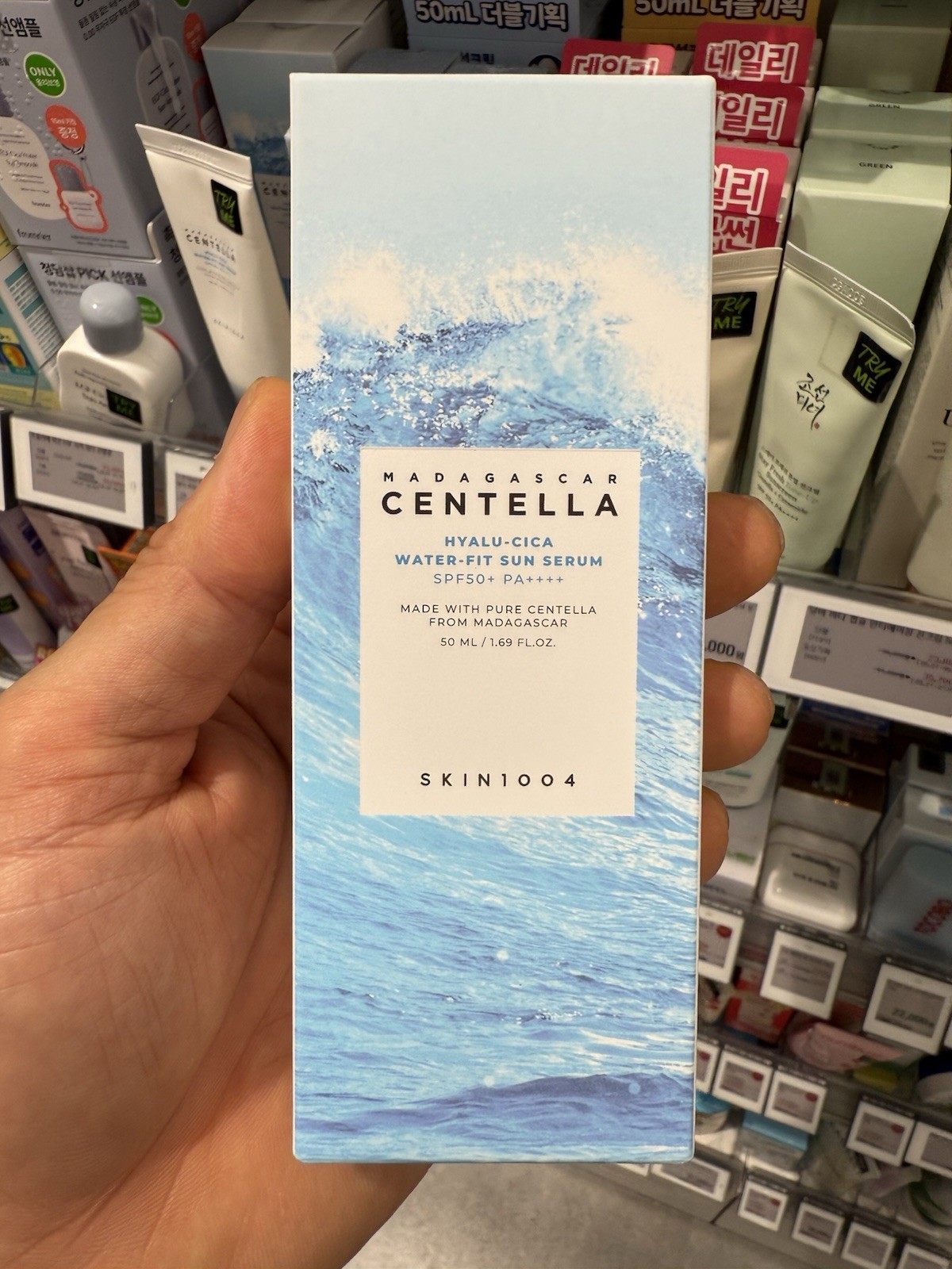[US Seller] SKIN1004 Centella Hyalu-Cica Water-Fit Sun Serum SPF50+ PA++++ 50ml