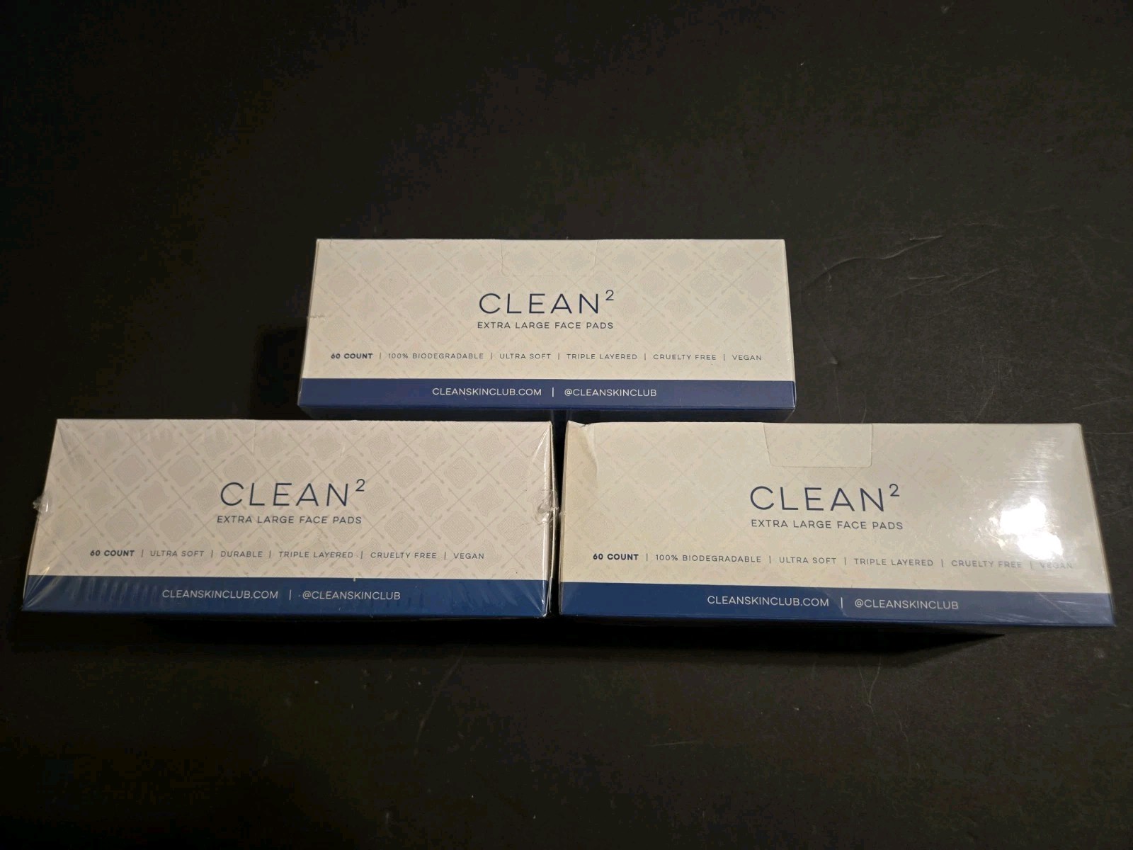 Clean Skin Club XL Face Pads 2.0 60 Count (Pack of 3) 180 Ct Total