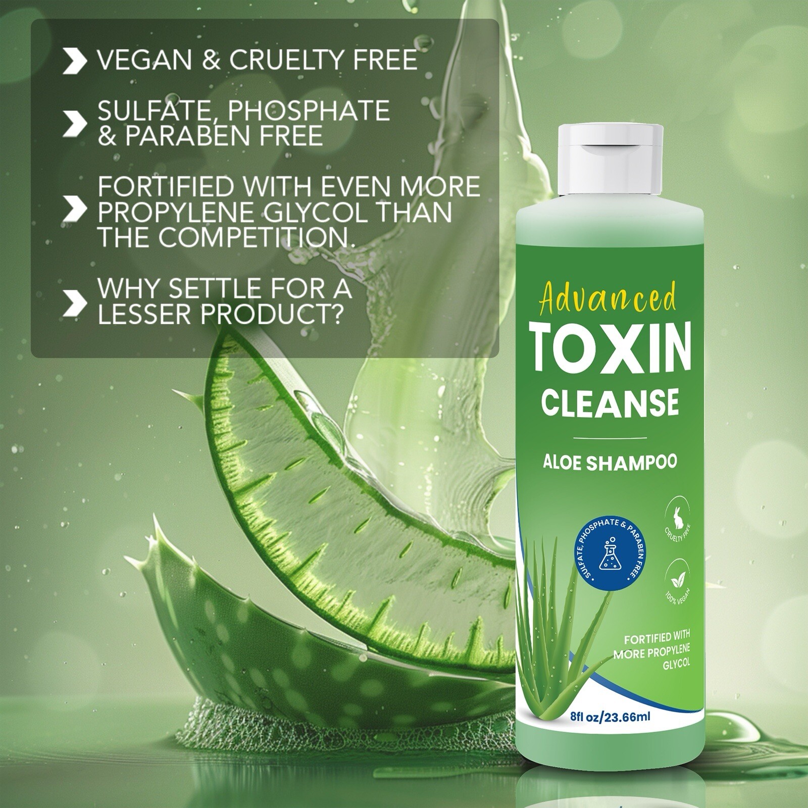 Advanced Toxin Cleanse Shampoo + Zydot Ultra Clean + Clean & clear + Tide Wash