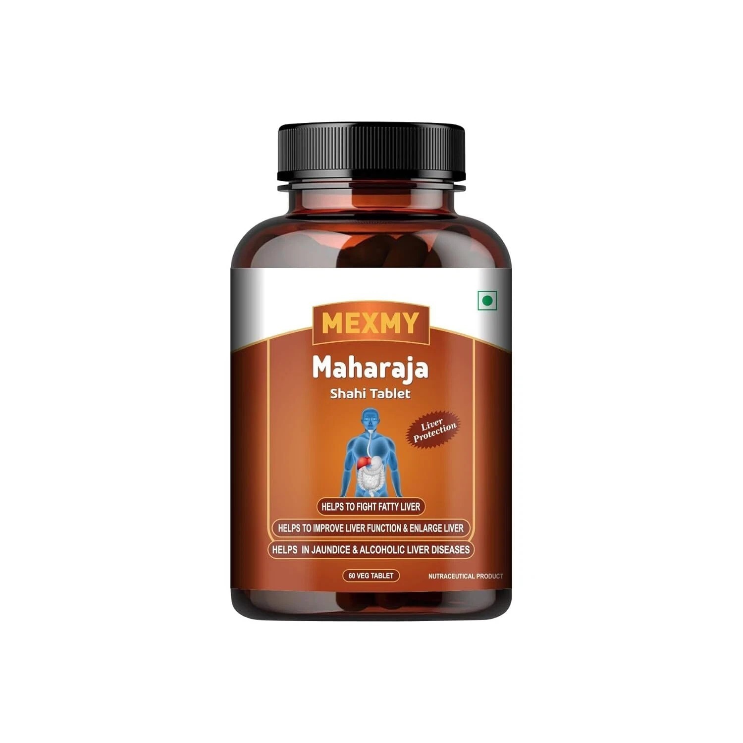 Mexmy Maharaja Shahi Liver Support & Detox Tablet | Herbal Formula for Liver Hea