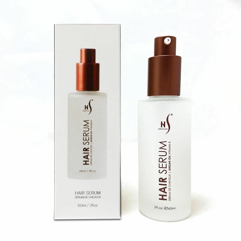 Herstyler Argan Oil Hair Serum – Hair Serum for Frizzy and Damaged Hair – 60 Ml