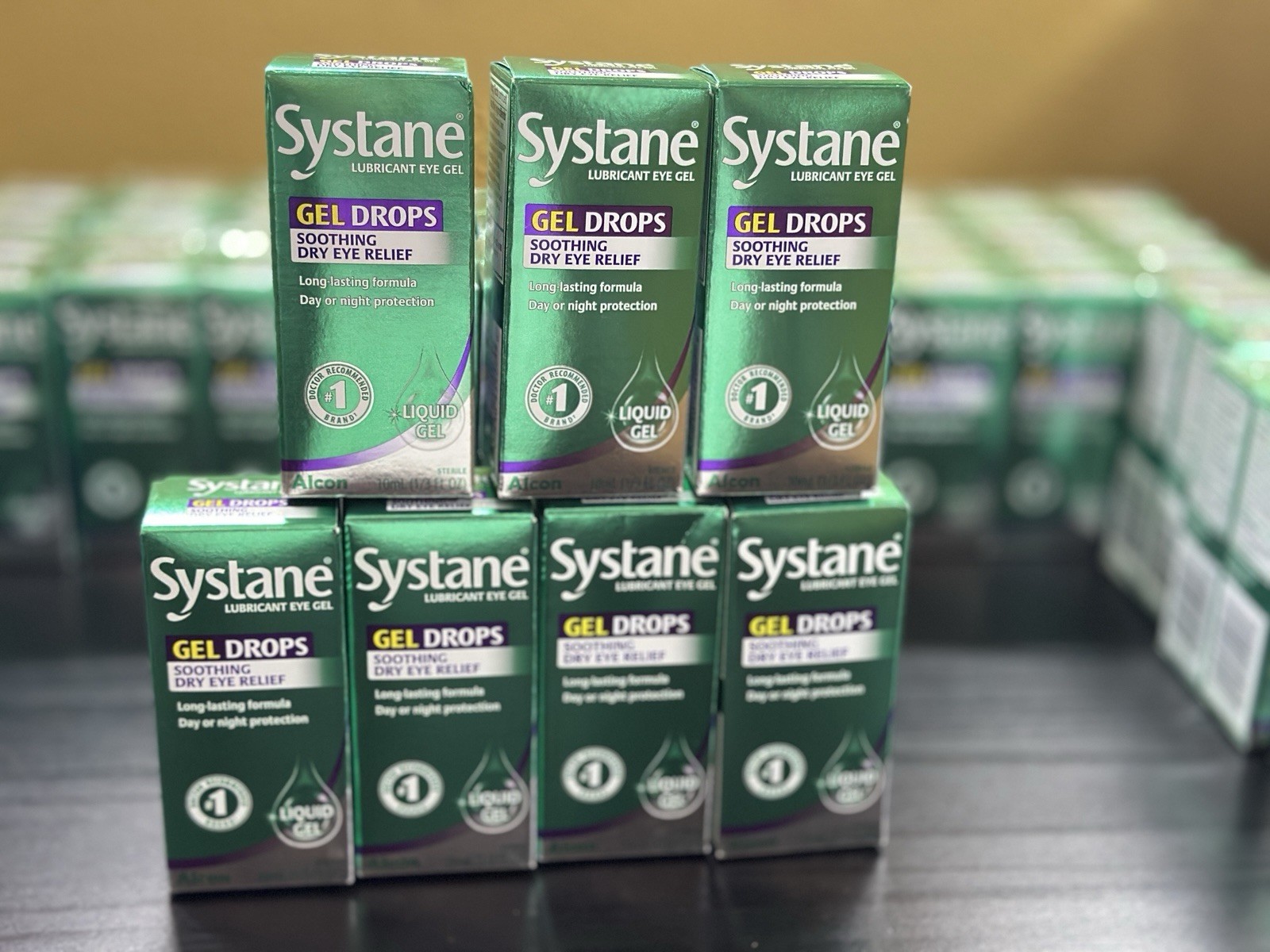 Exp 06/2027 Systane 7 packs 10ml EYE drop “Long Lasting “Dry relief
