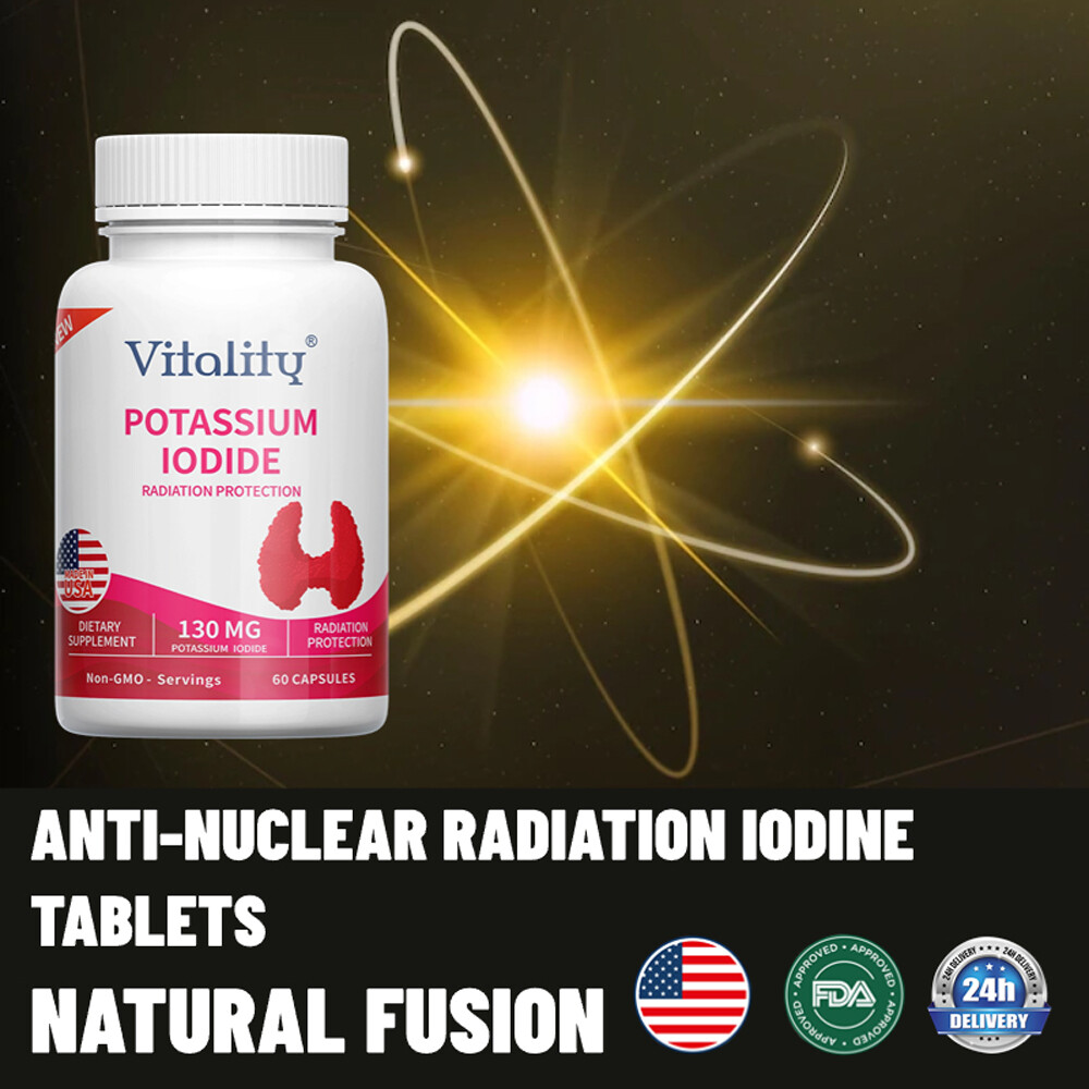 Vitality Potassium 130mg, 60 Capsules