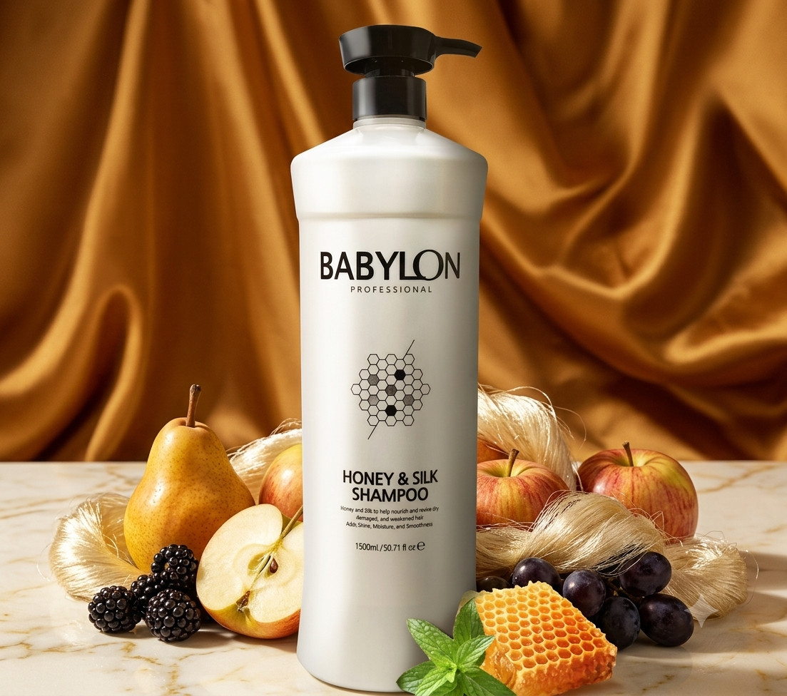 Honey Silk Protein Shampoo Conditioner 1500ml Set Damaged Hair Repair K-Beauty