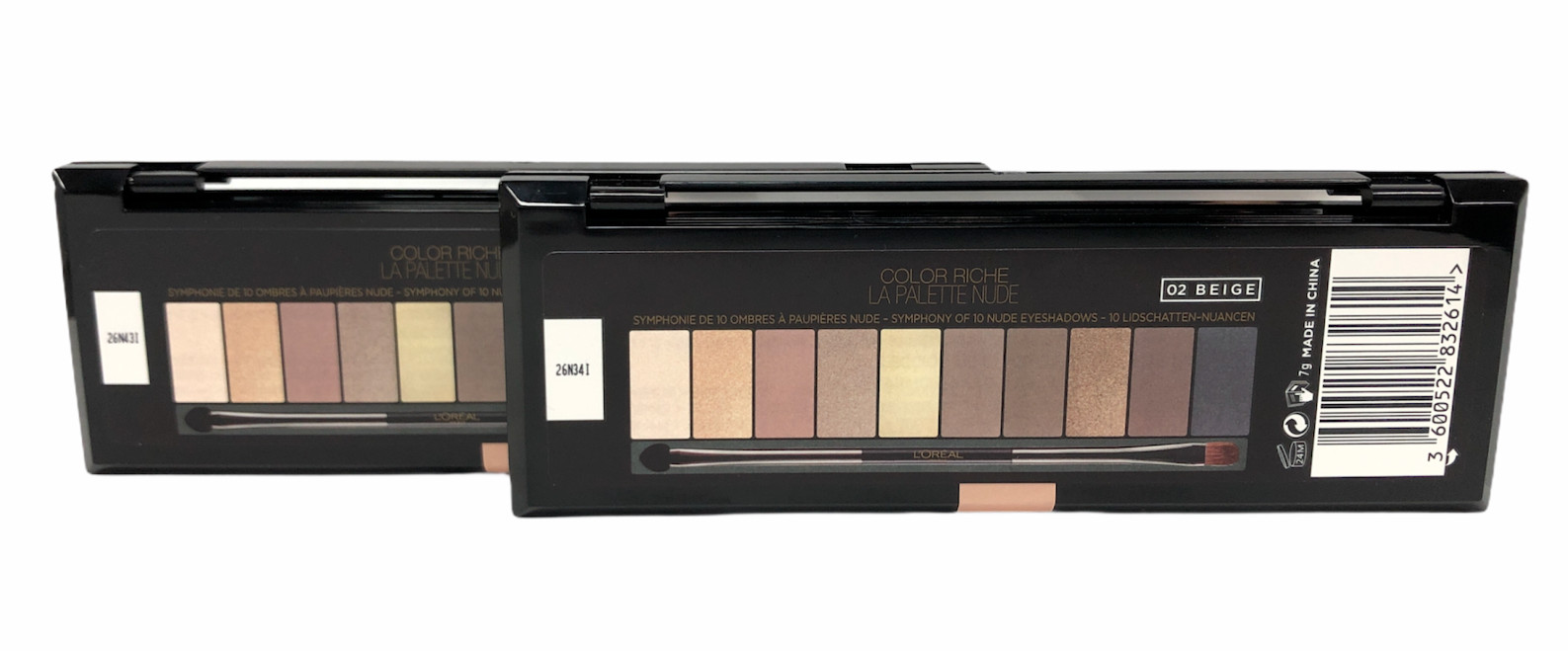 L’oreal La Palette Nude Symphony Of 10 Eyeshadows (02 Beige |7g) NEW *LOT OF 2*