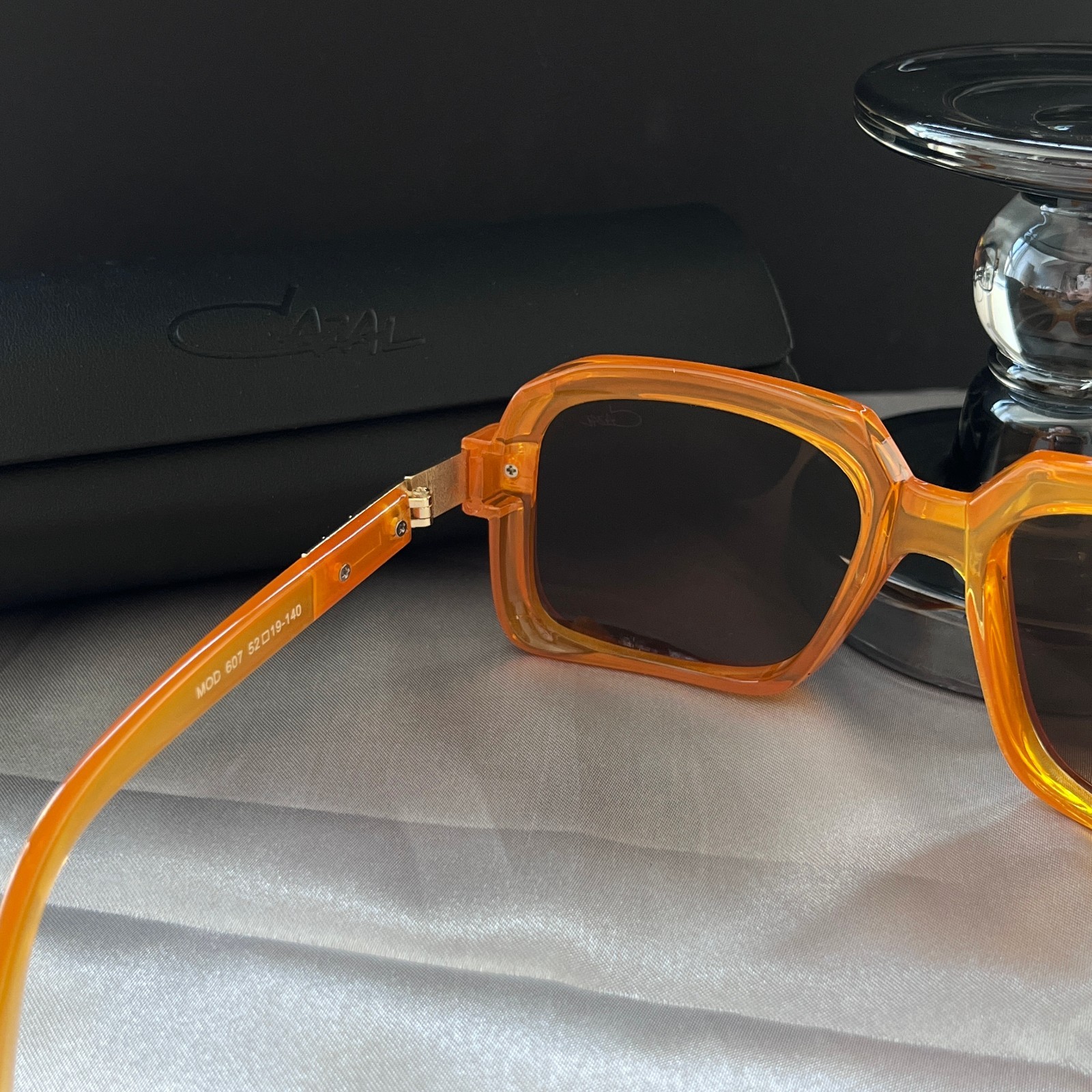 CAZA* LEGENDS Sunglasses Orange Frame Brown Lens Unisex Eyewear Hiphop Z1